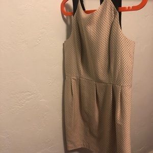 Kinsie Pink and Black Polka Dot Dress